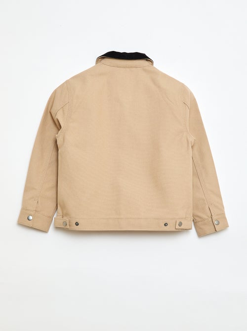 Veste zippée  façon workwear - Kiabi