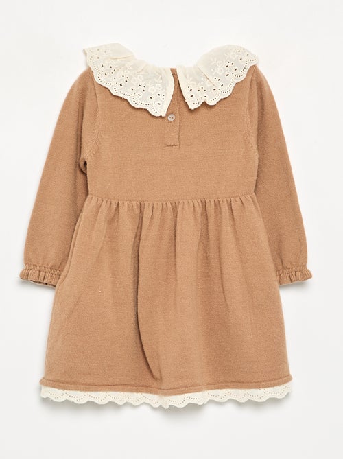 Vestito con collo Claudine + collant - Kiabi