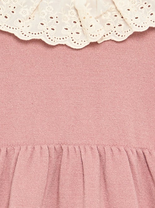 Vestito con collo Claudine + collant - Kiabi