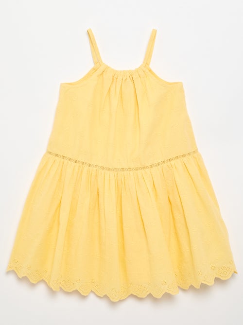 Vestito con spalline sottili non regolabili e ricami - Kiabi Vestito con spalline sottili non regolabili e ricami - Kiabi