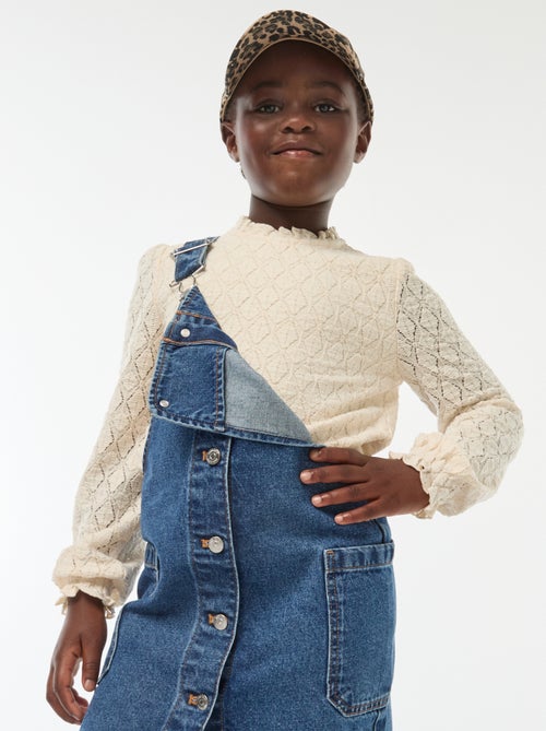 Vestito salopette in jeans - Kiabi