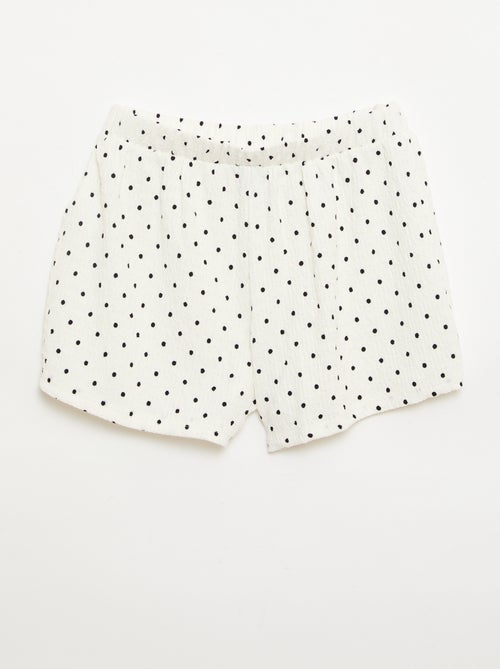 Waffelstrick-Shorts - Kiabi