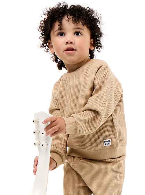 Waffle Knit Jogging Set - 2-Piece - Kiabi
