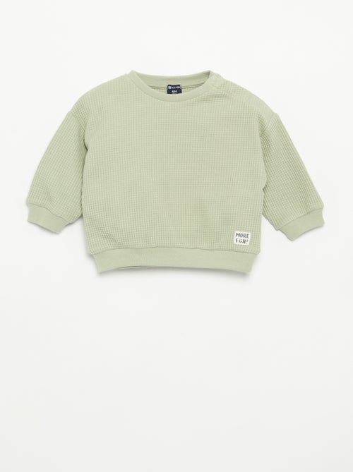 Waffle Knit Jogging Set - 2-Piece - Kiabi