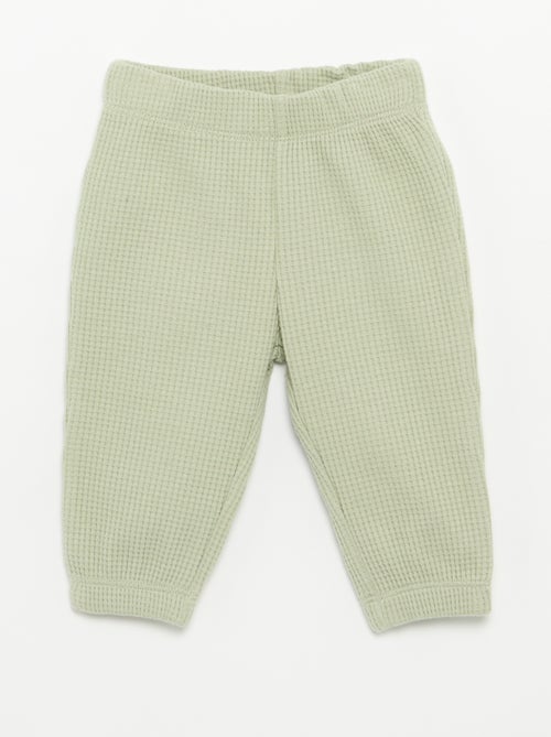 Waffle Knit Jogging Set - 2-Piece - Kiabi