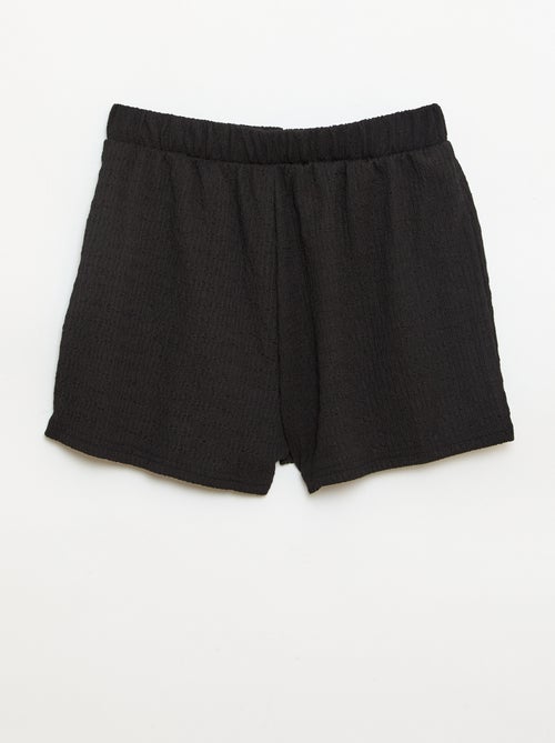 Waffle knit shorts - Kiabi