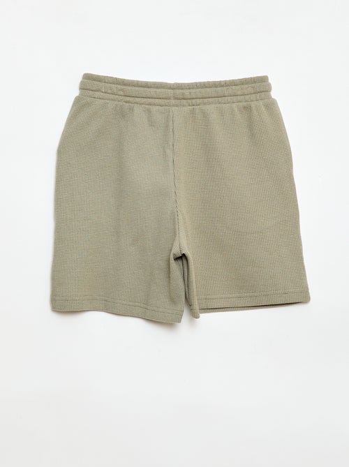 Waffle Knit Shorts - Kiabi