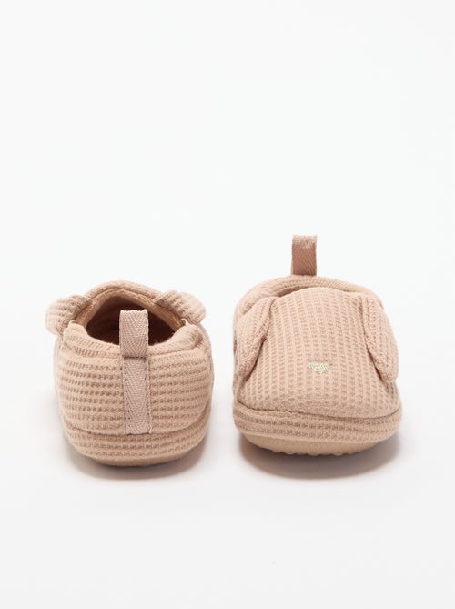 Waffle Knit Slippers - Kiabi