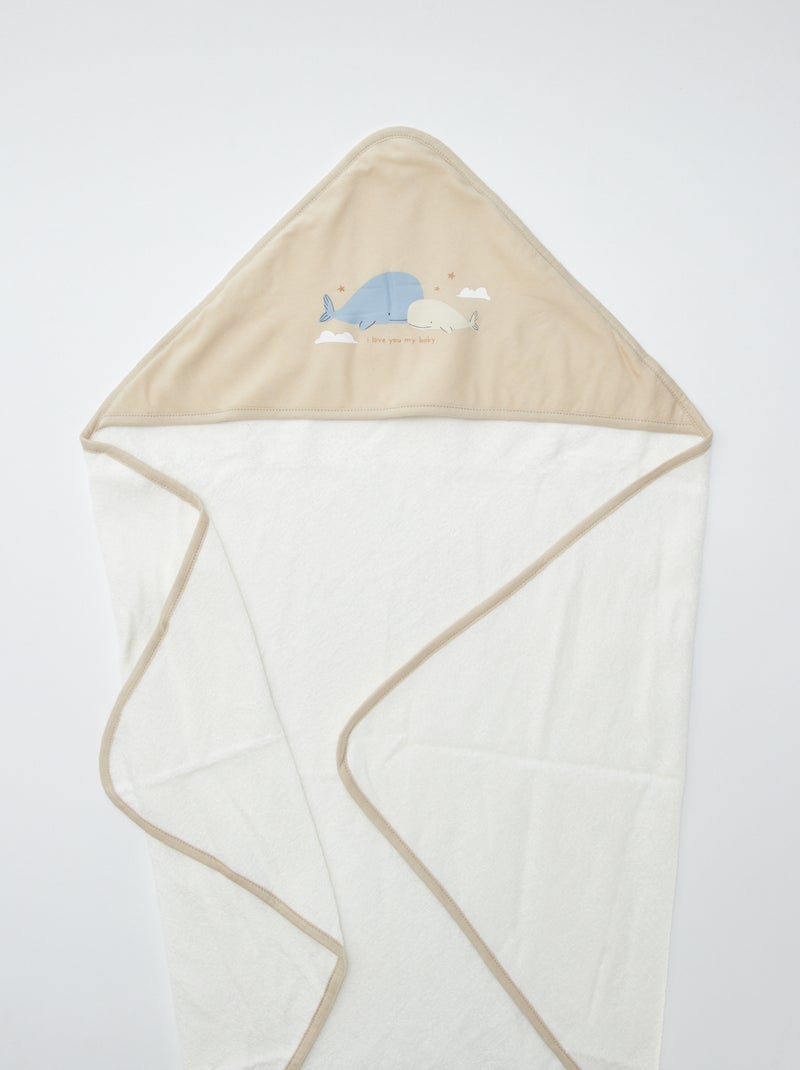 Wal-Badetuch Beige - Kiabi