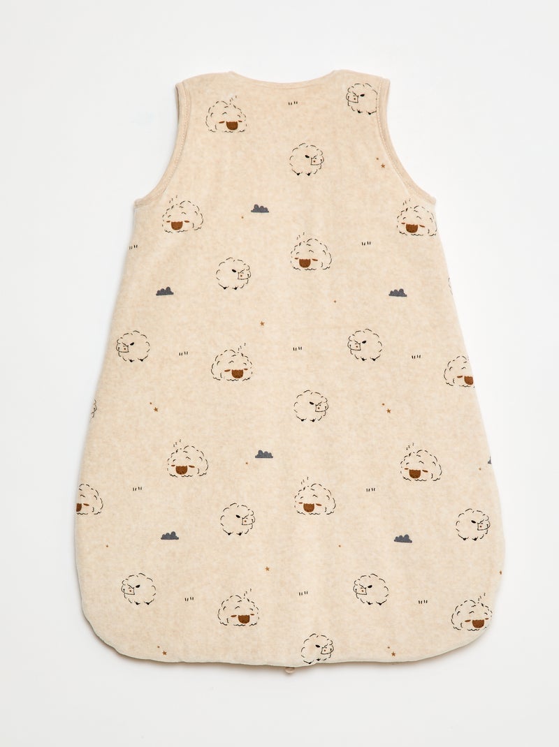 Warm Detachable Sleeve Sleeping Bag - TOG 2.5 Beige - Kiabi