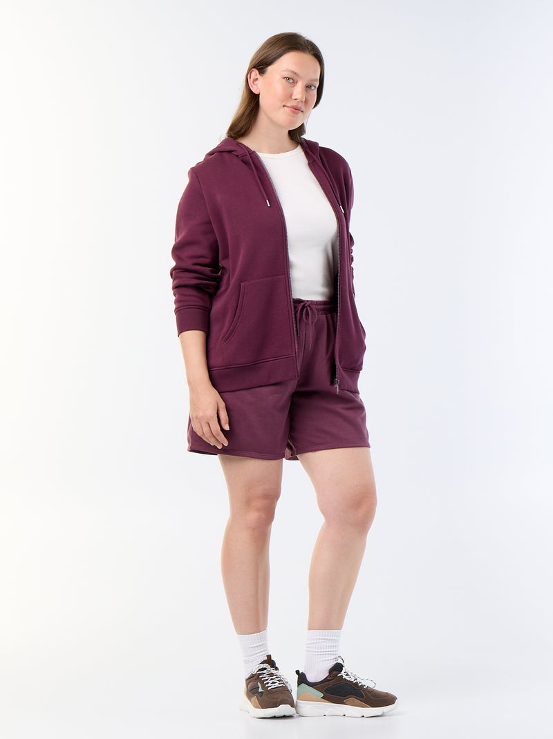 Warm Fleece Hooded Sweatshirt Pink - Kiabi