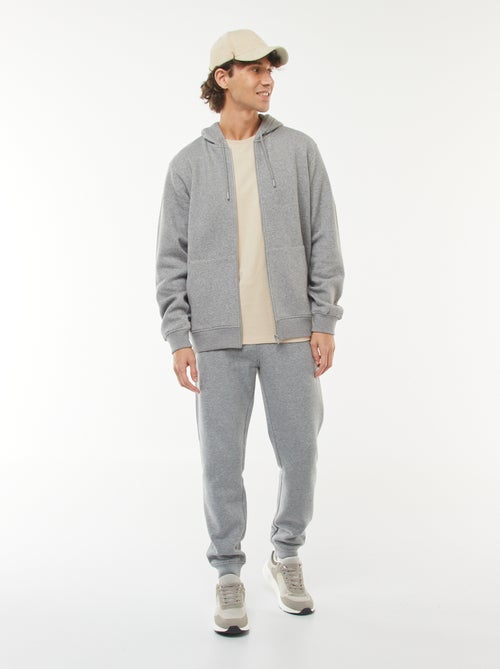 Warm fleece jogging pants - Kiabi