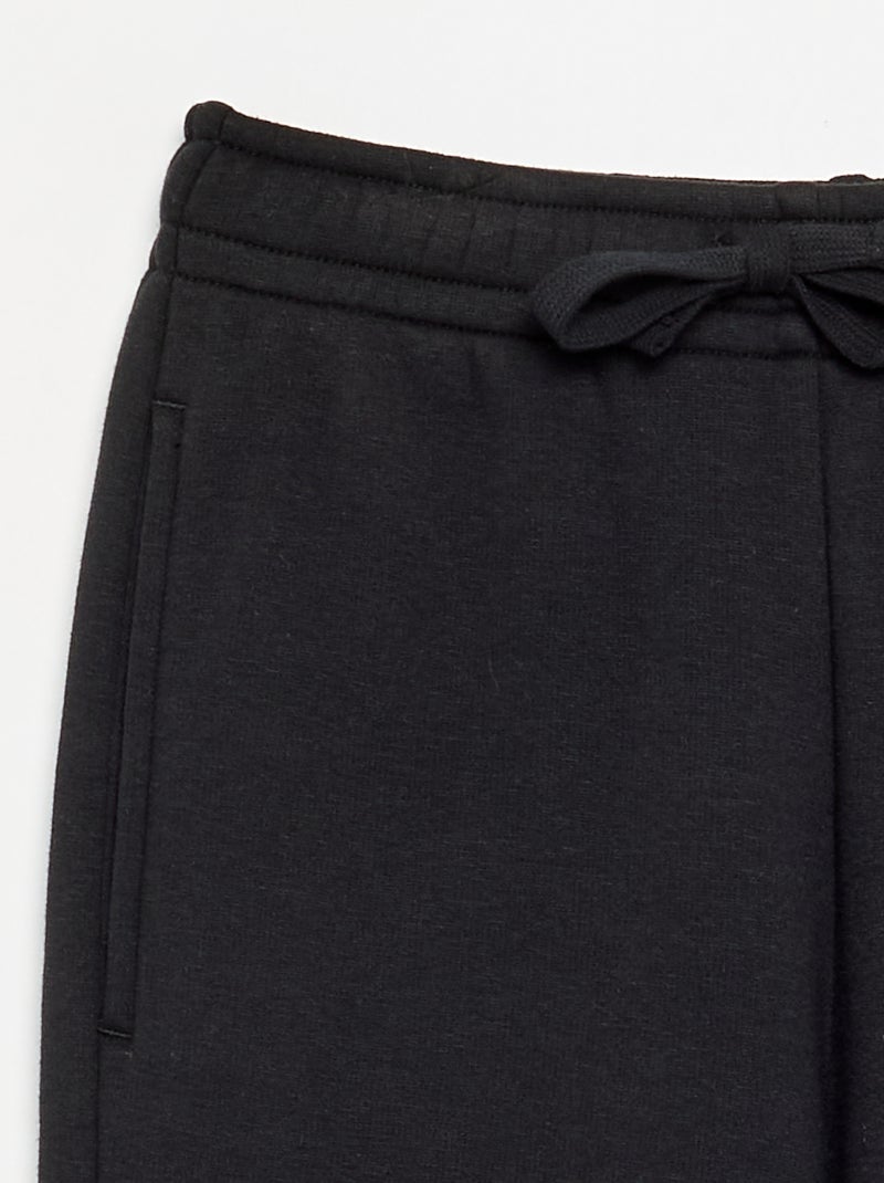 Warm Fleece-Lined Pants - Easy-Dressing Collection Black - Kiabi