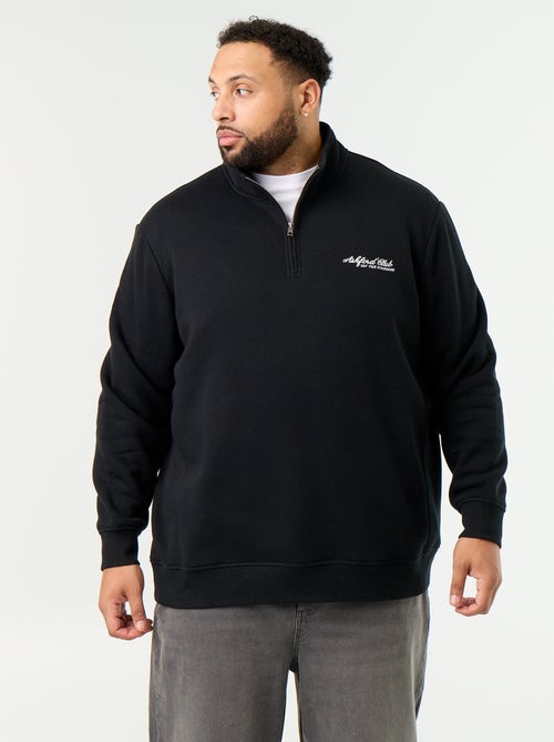 Warm Fleece Quarter-Zip Sweatshirt - Kiabi