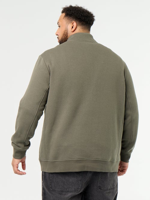 Warm Fleece Quarter-Zip Sweatshirt - Kiabi