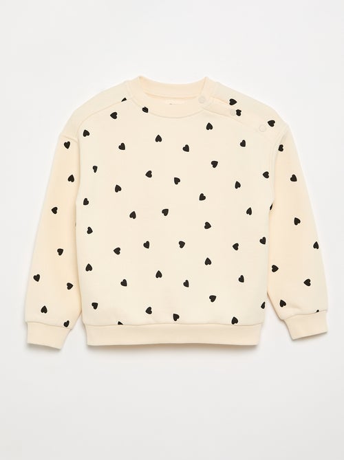 Warm Fleece Sweatshirt - Easy-Dressing Collection - Kiabi