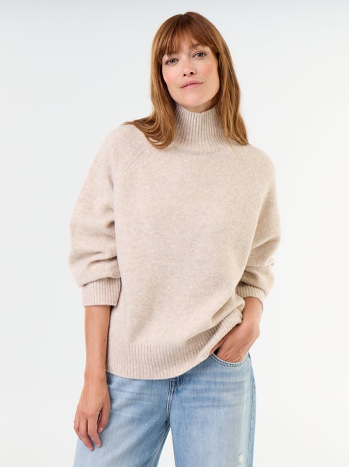 Warm high-neck sweater - Kiabi