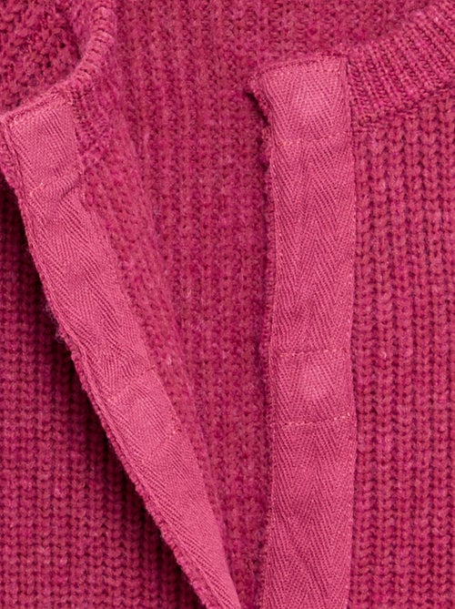Warm knit cardigan - easy-to-wear collection - Kiabi