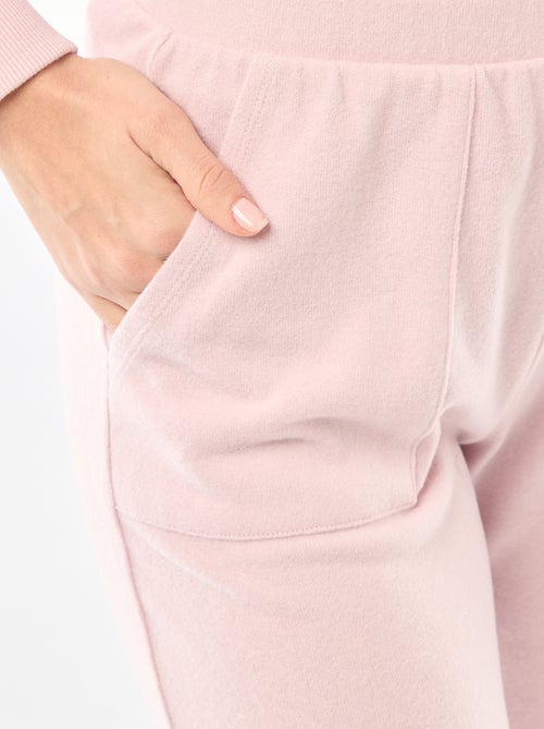 Warm Knit Long Pajamas - 2 Piece Set - Kiabi
