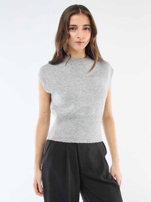 Warm knit tank top - Kiabi