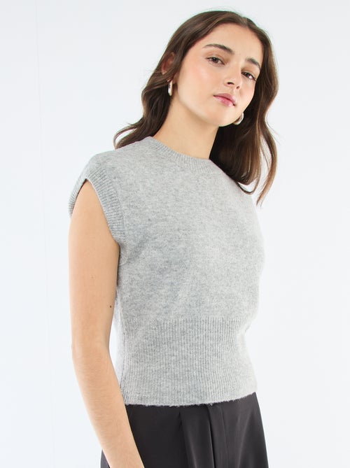Warm knit tank top - Kiabi