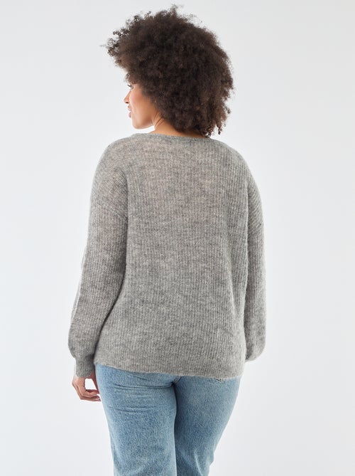 Warm Mohair Crew Neck Sweater - Kiabi