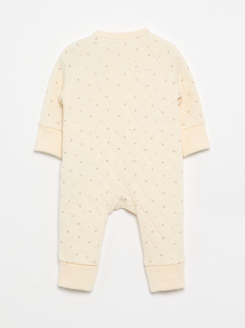 Warm Padded Sleepsuit - Kiabi Warm Padded Sleepsuit - Kiabi