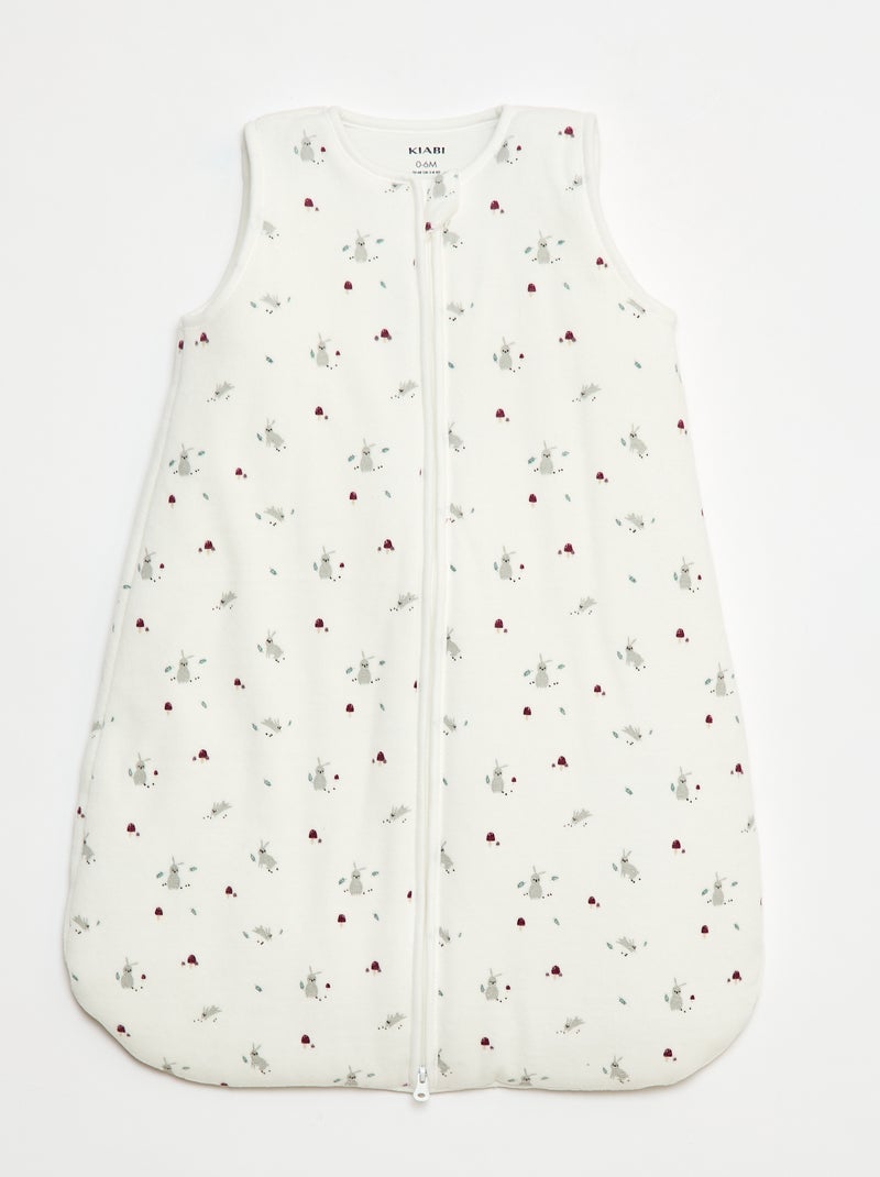 Warm Sleeping Bag with Detachable Sleeves - TOG 2.5 Beige - Kiabi