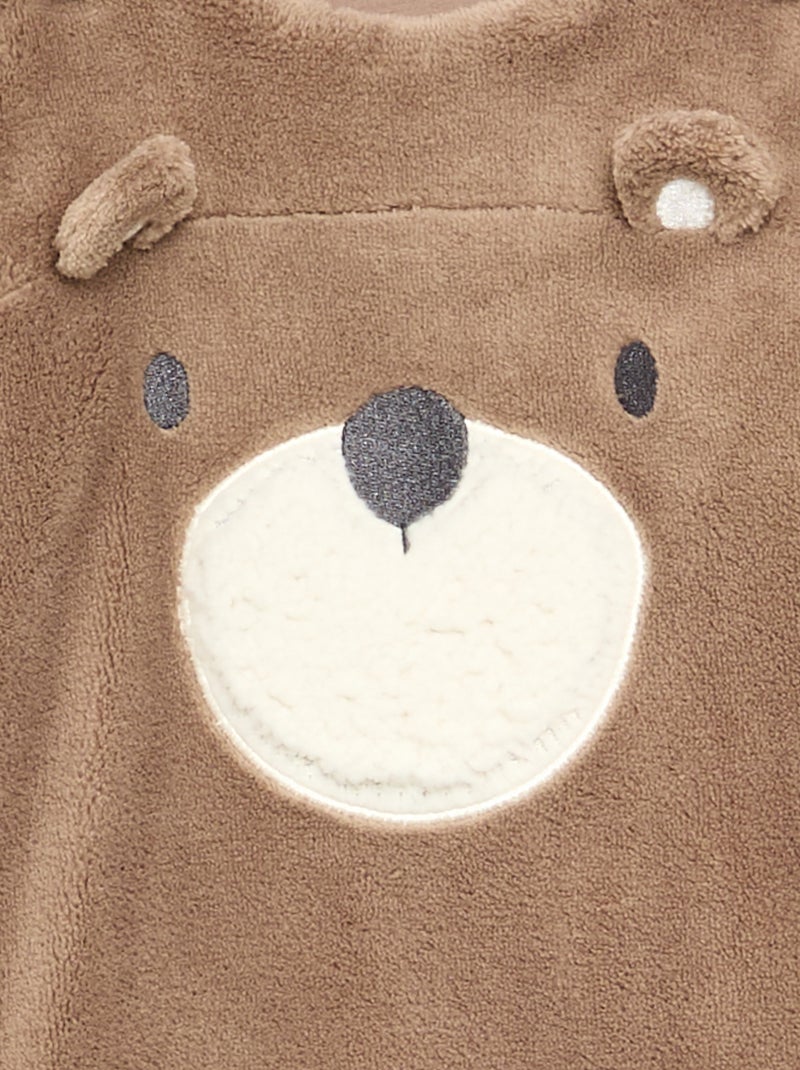 Warm sleeping bag with removable sleeves White - Kiabi