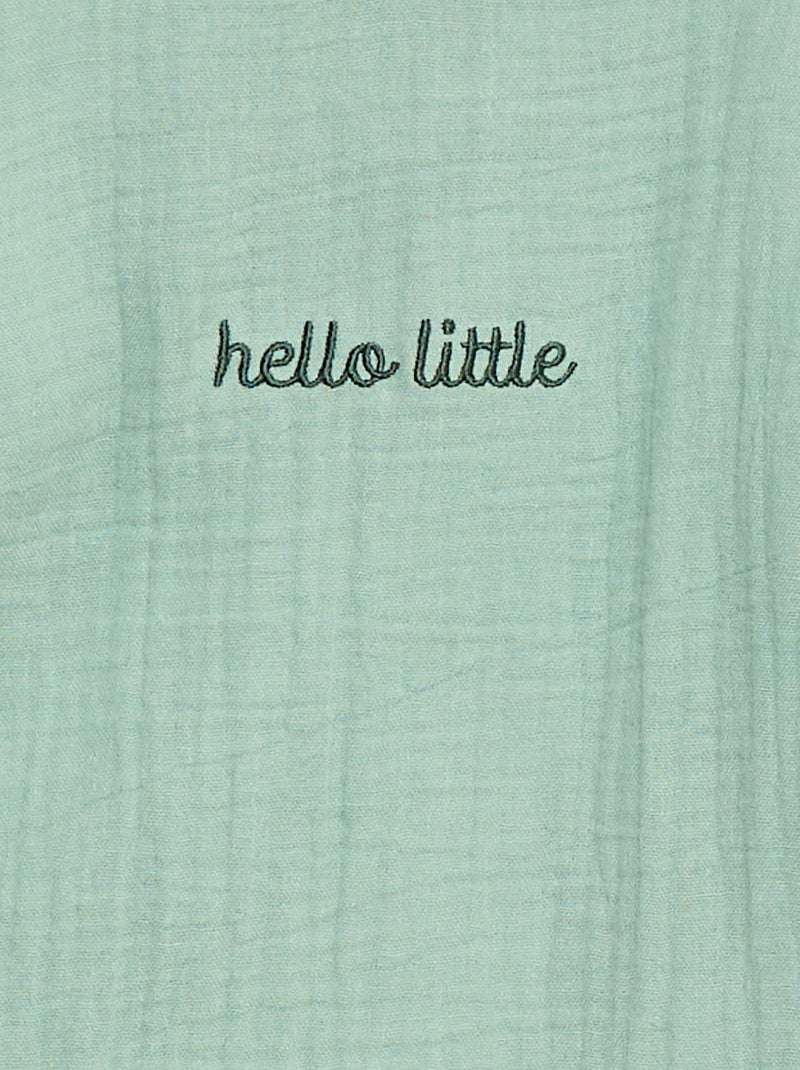 Warm TOG 2 Baby Sleeping Bag with Removable Sleeves Green - Kiabi