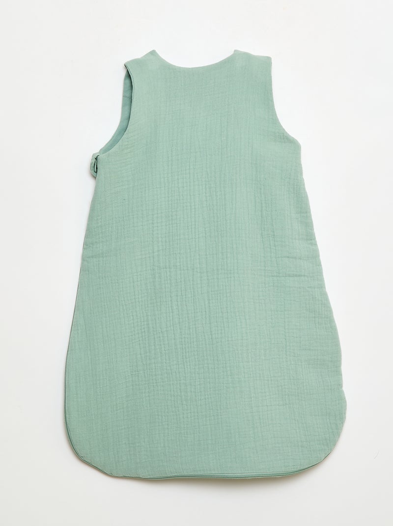 Warm TOG 2 Baby Sleeping Bag with Removable Sleeves Green - Kiabi