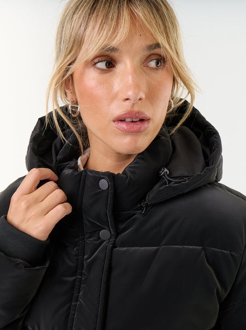 Warm velvet-feel puffer jacket - Kiabi