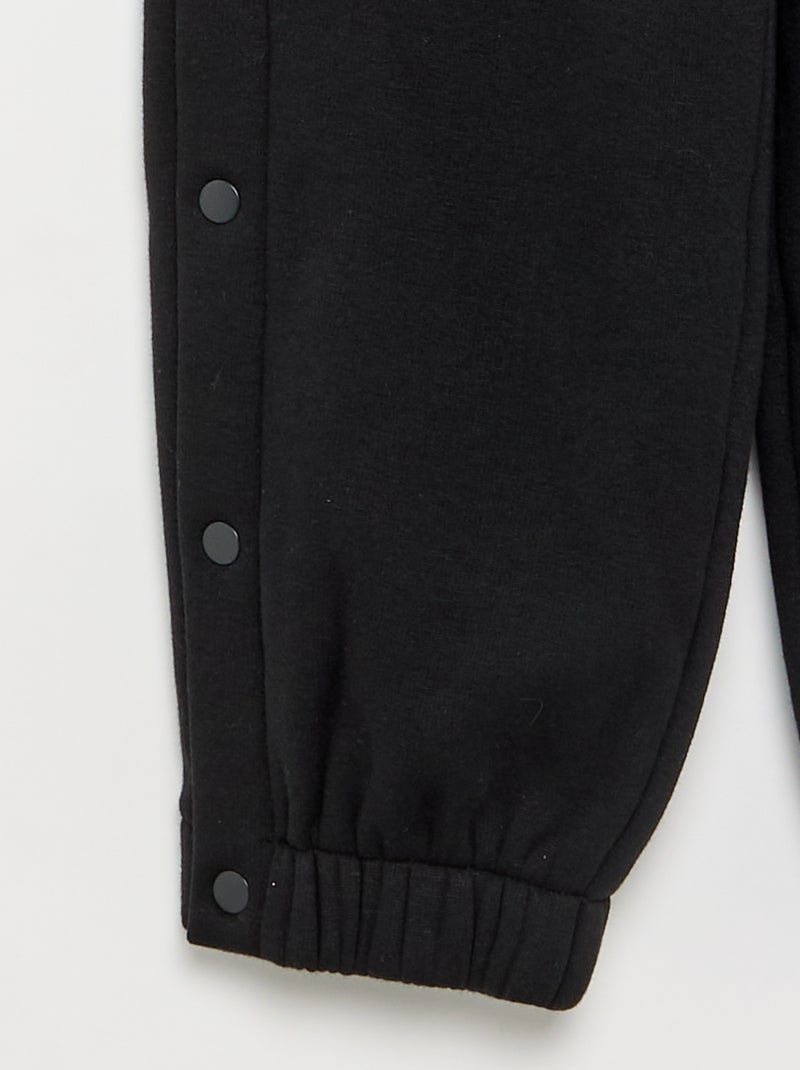 Warme Hose mit Fleecefutter – Kollektion zum einfachen Anziehen Schwarz - Kiabi