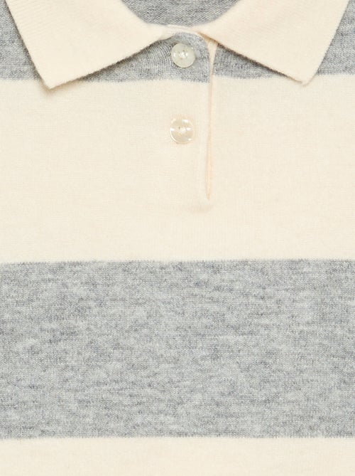 Warmer Pullover im Polo-Stil - Kiabi