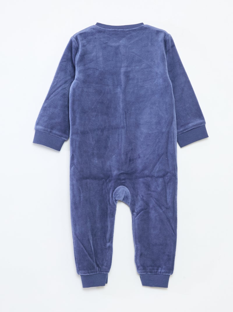 Warmer Samt-Schlafoverall 'PAW Patrol' Blau - Kiabi