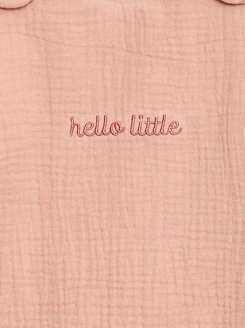 Warmer Schlafsack TOG 2 mit abnehmbaren Ärmeln Rosa - Kiabi