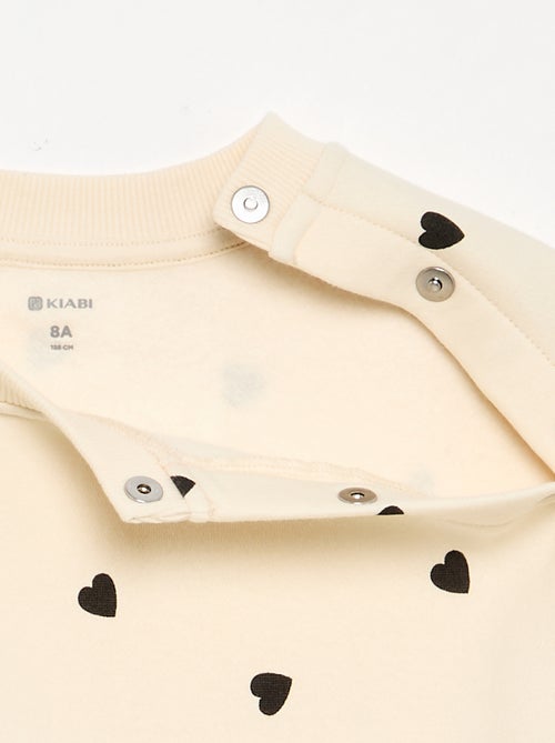 Warmes Molton-Sweatshirt - Leicht anzuziehende Kollektion - Kiabi