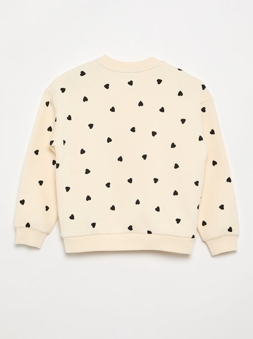 Warmes Molton-Sweatshirt - Leicht anzuziehende Kollektion - Kiabi