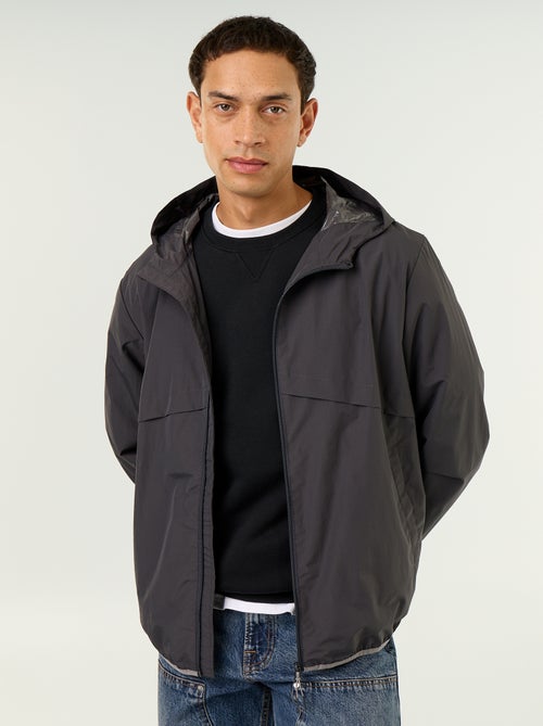Wasserabweisende Kapuzen-Windjacke - Kiabi