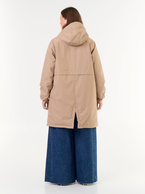 Wasserabweisender, gefütterter Parka mit Kapuze - Kiabi
