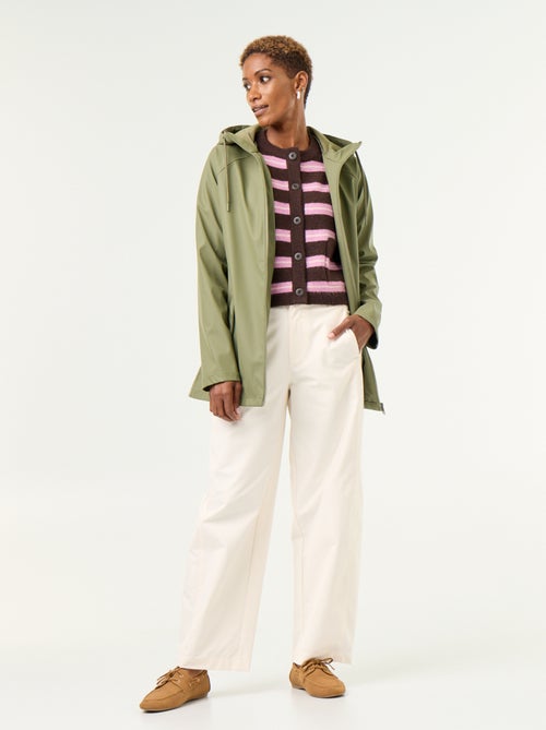 Wasserabweisender Kapuzenparka - Kiabi