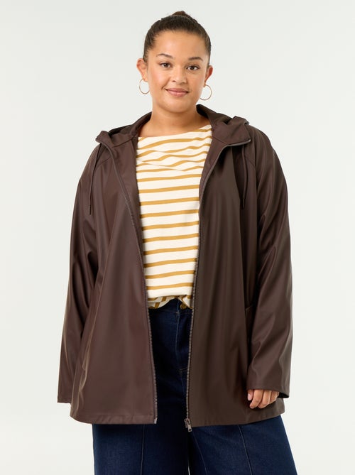 Wasserabweisender Parka mit Kapuze - Kiabi Wasserabweisender Parka mit Kapuze - Kiabi