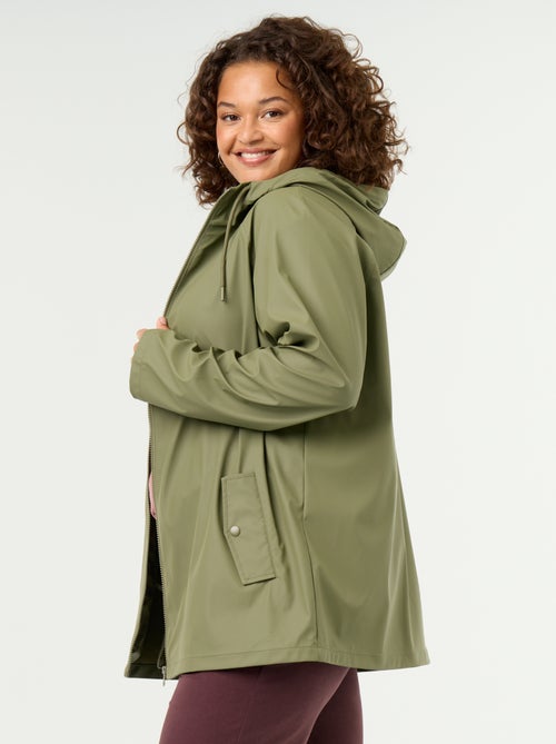 Wasserabweisender Parka mit Kapuze - Kiabi