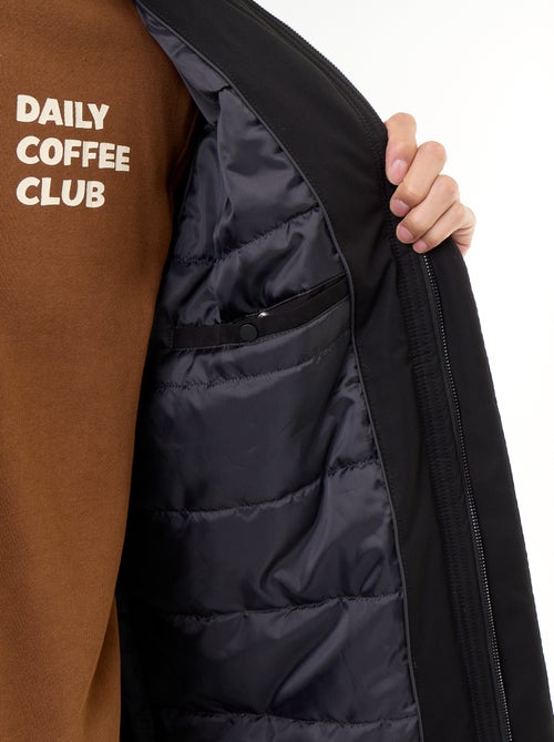 Wasserabweisender Parka mit Kapuze - Kiabi