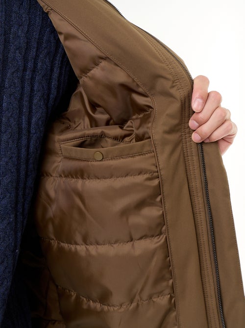 Wasserabweisender Parka mit Kapuze - Kiabi