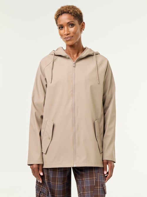 Water-repellent hooded parka - Kiabi
