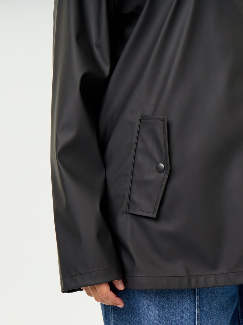 Water-repellent Hooded Parka Black - Kiabi