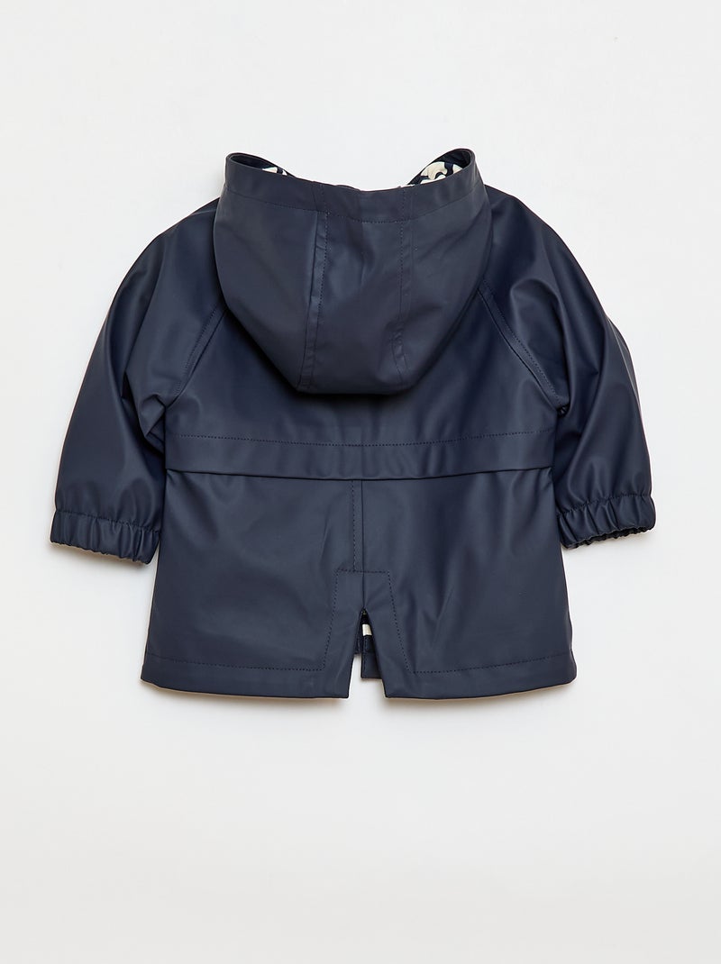 Water-Repellent Hooded Parka Blue - Kiabi