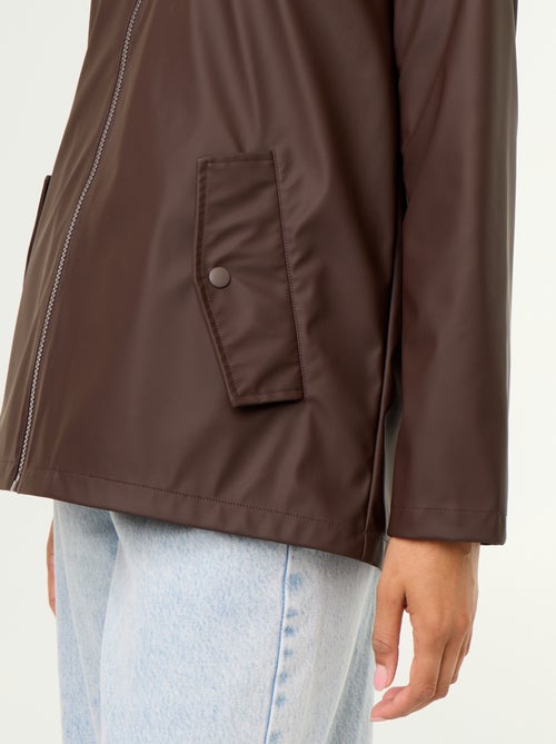 Water-repellent hooded parka - Kiabi