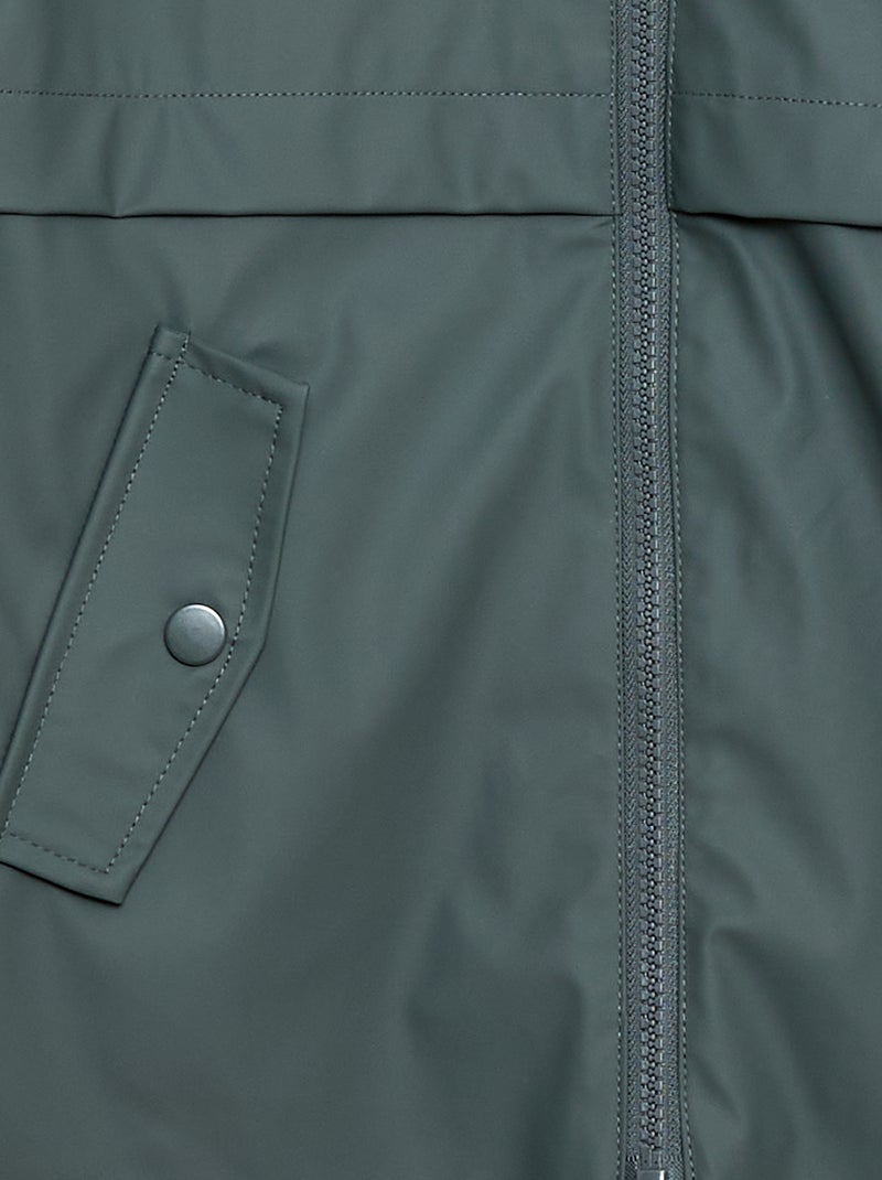 Water-Repellent Hooded Parka Khaki - Kiabi